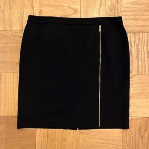CK black skirt with faux zipper
